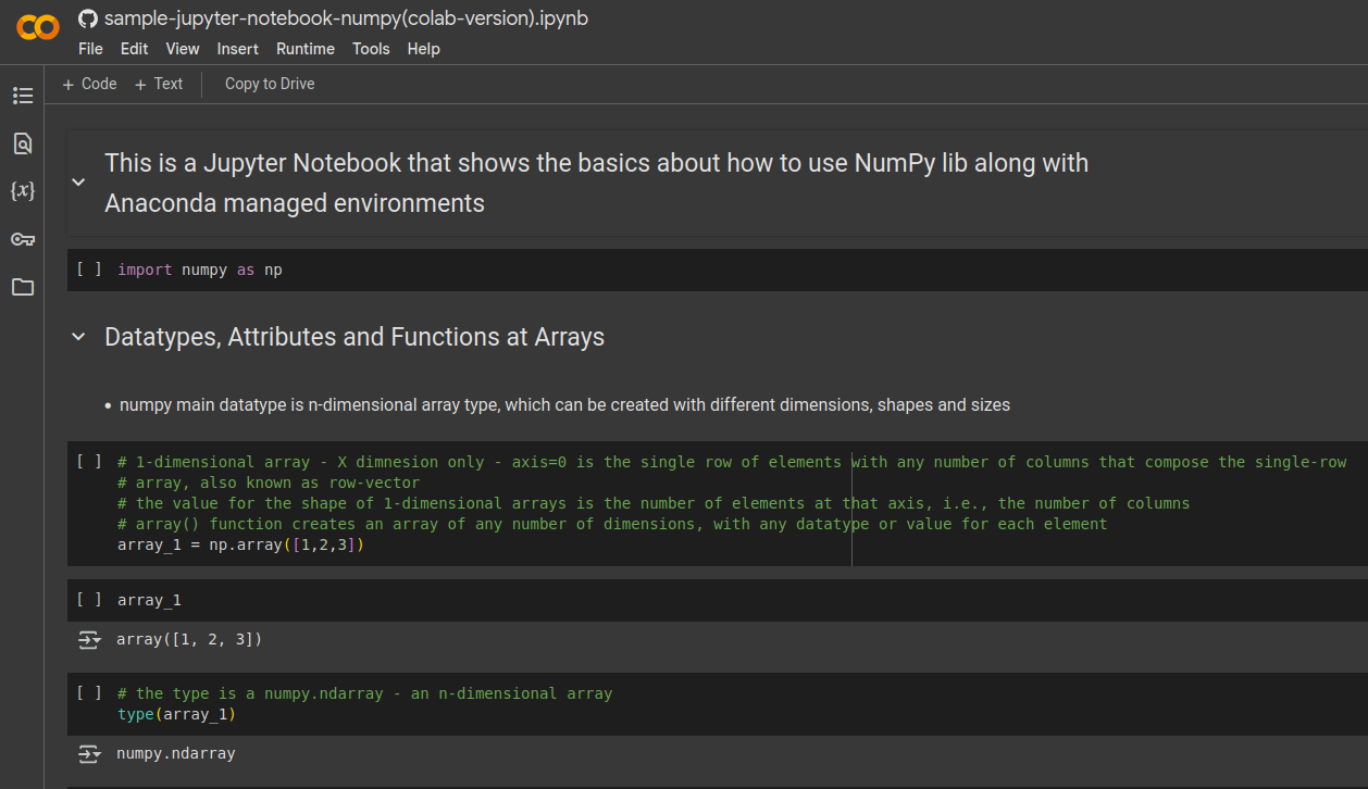 Python Numpy App
