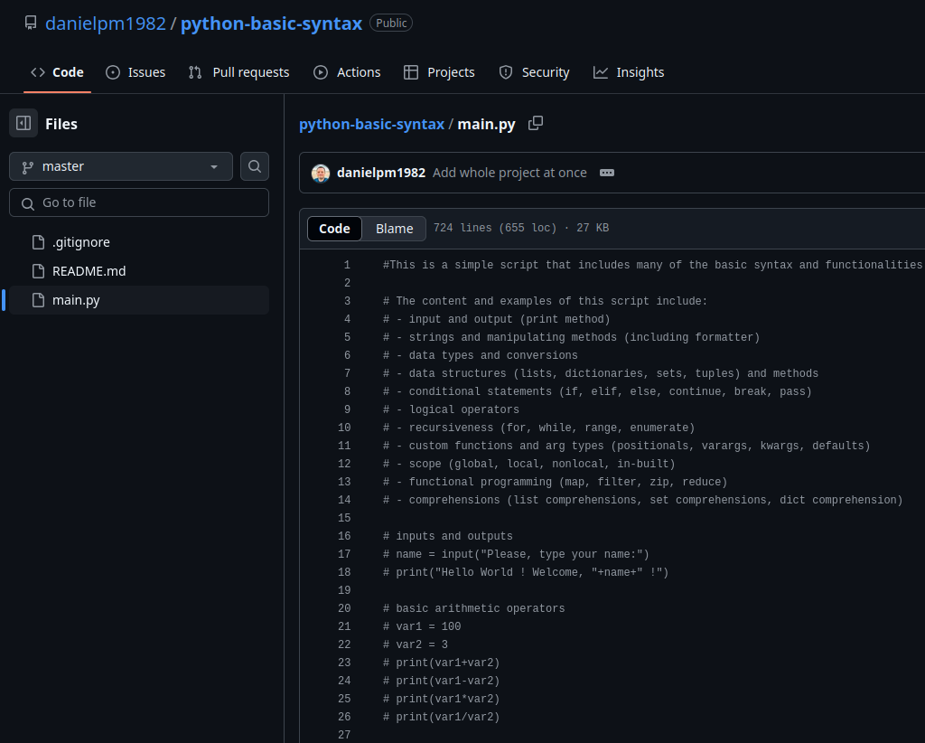 Python Basic Syntax App